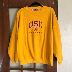Vintage USC Trojans Gold Crewneck Sweatshirt (M)